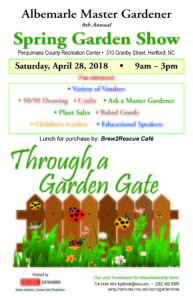 Cover photo for Spring Garden Show April 28th