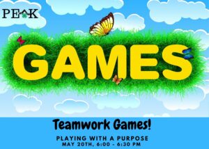 Cover photo for 4-H PEAK Event: Teamwork Games, Playing With a Purpose - 5/20/21