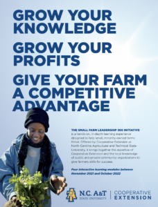 Cover photo for Cooperative Extension at N.C. A&T State University Seeks Participants for New Program Aimed at Small, Minority Farmers