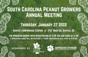 Cover photo for South Carolina Annual Peanut Meeting Announcement 2022 Peanut Notes No. 232 2022