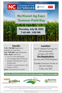 Cover photo for 2022 Northeast Ag Expo Summer Field Day