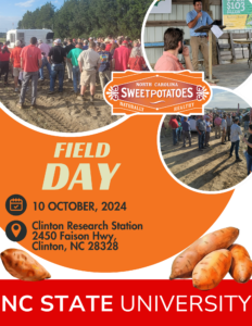 Cover photo for NC Sweetpotato Field Day