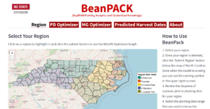 Cover photo for BeanPACK (Agronomic Soybean Decision Support Tool) Launches on 10/1